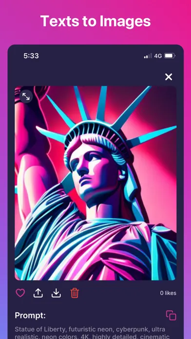 Vivid - AI Art Generator Ekran Görüntüleri