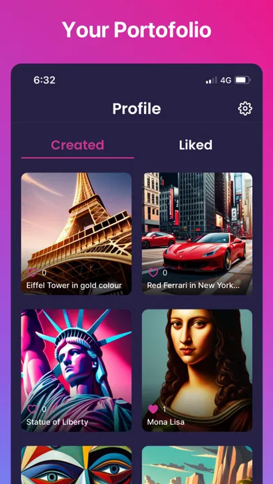 Vivid - AI Art Generator Ekran Görüntüleri