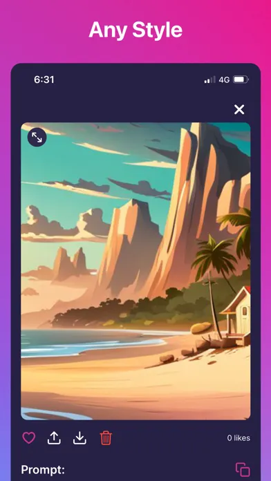 Vivid - AI Art Generator Ekran Görüntüleri