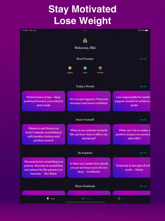 Spark Weight Loss Motivation iPad  سکرین شاٹس