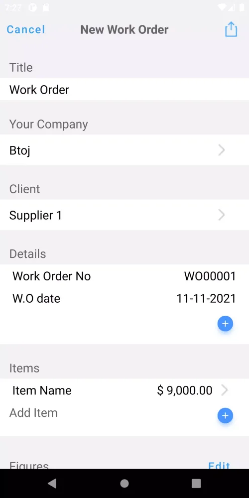 Work Order Maker, WO Generator Screenshots