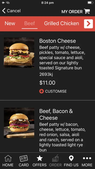 Ảnh chụp màn hình của Burger Urge