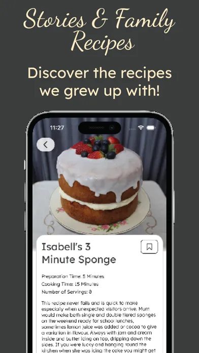 Screenshot di Stories & Family Recipes