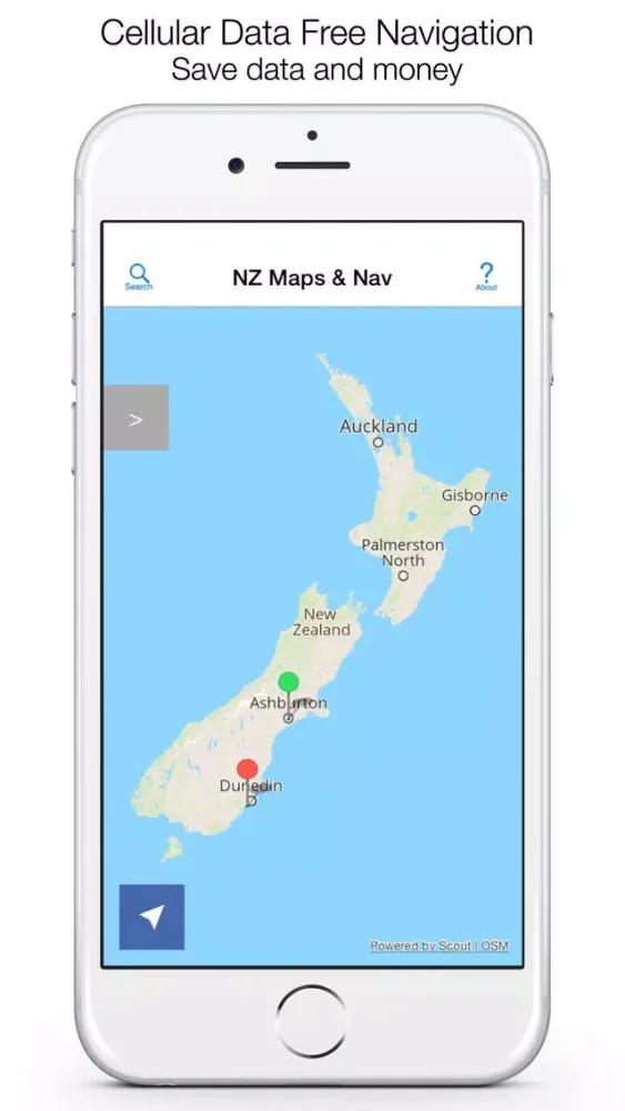 Capturas de pantalla de New Zealand Offline Maps and Offline Navigation
