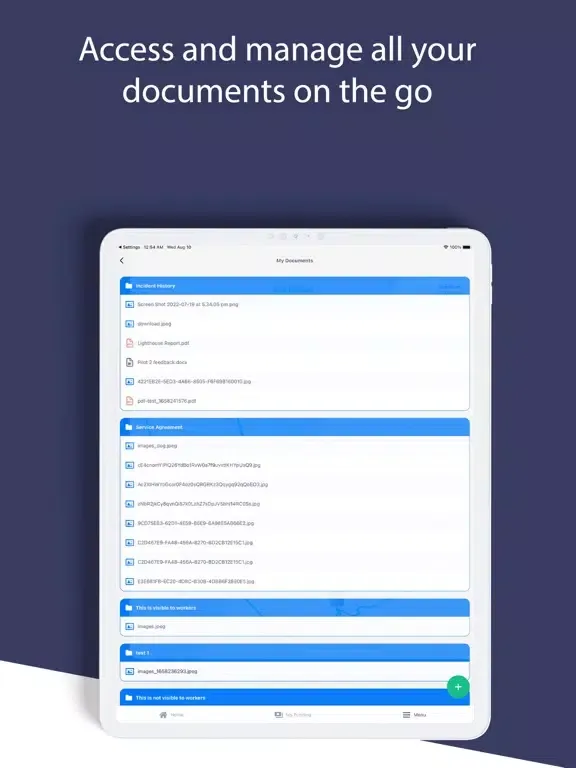 صور CareMaster Client iPad 