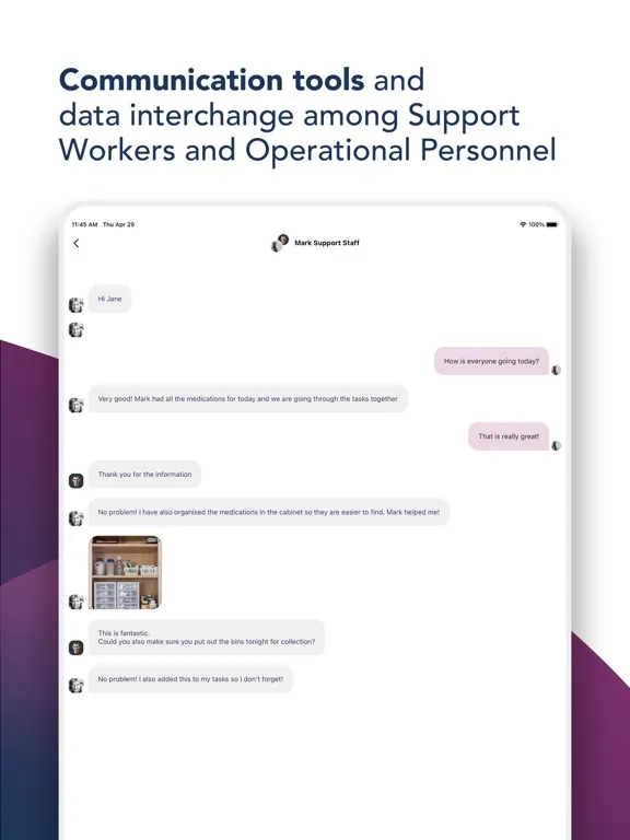 Captures d'écran de CareMaster Support Worker App iPad 