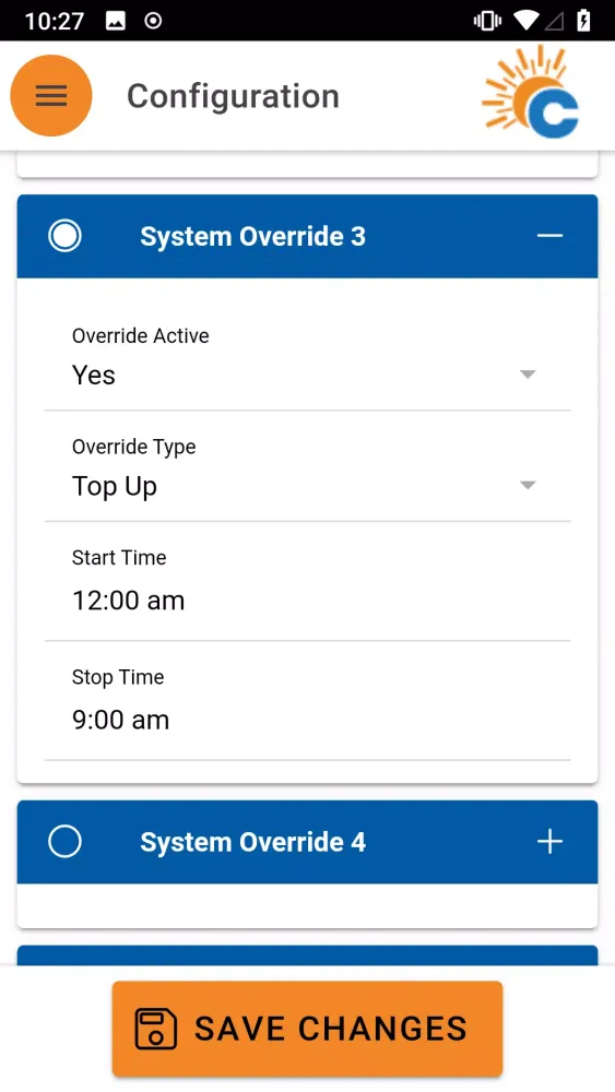 CATCH Power Configurator Screenshots