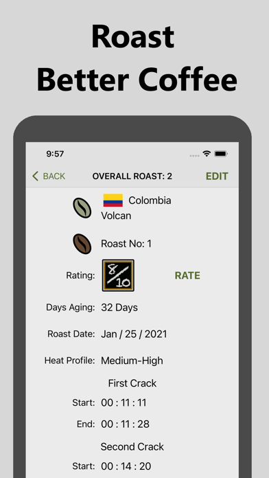Bean Tracker স্ক্রিনশট