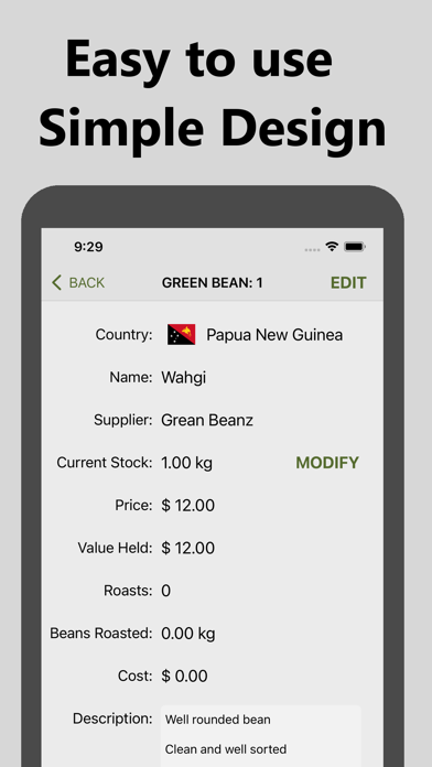 Bean Tracker স্ক্রিনশট