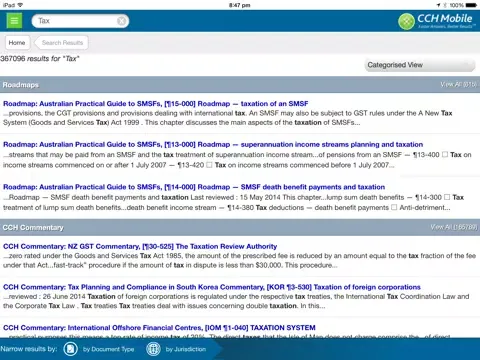Скриншоты CCH Mobile Asia Pacific iPad 