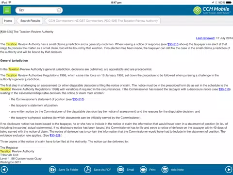 CCH Mobile Asia Pacific iPad  Screenshots
