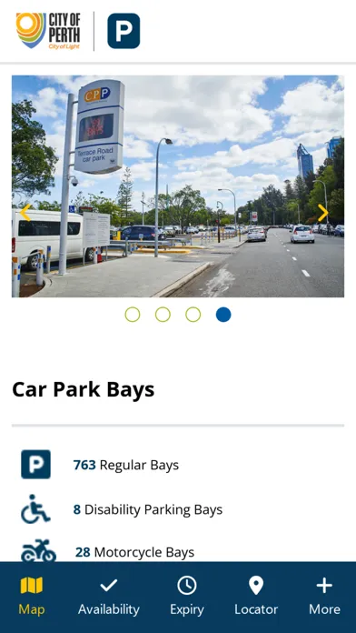 Captures d'écran de City of Perth Parking