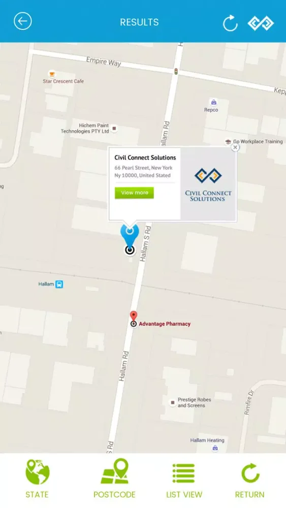 تصاویر Civil Connect App