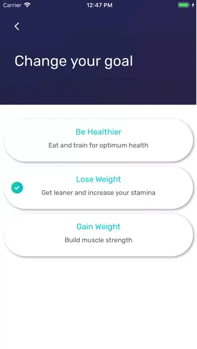 Captures d'écran de Healthful app