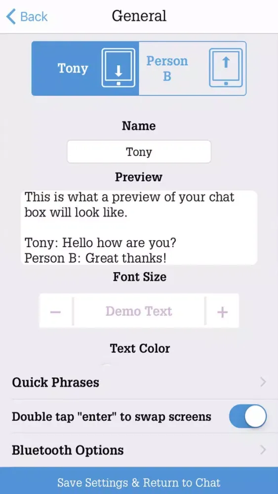 OpenAccess Chat Screenshots