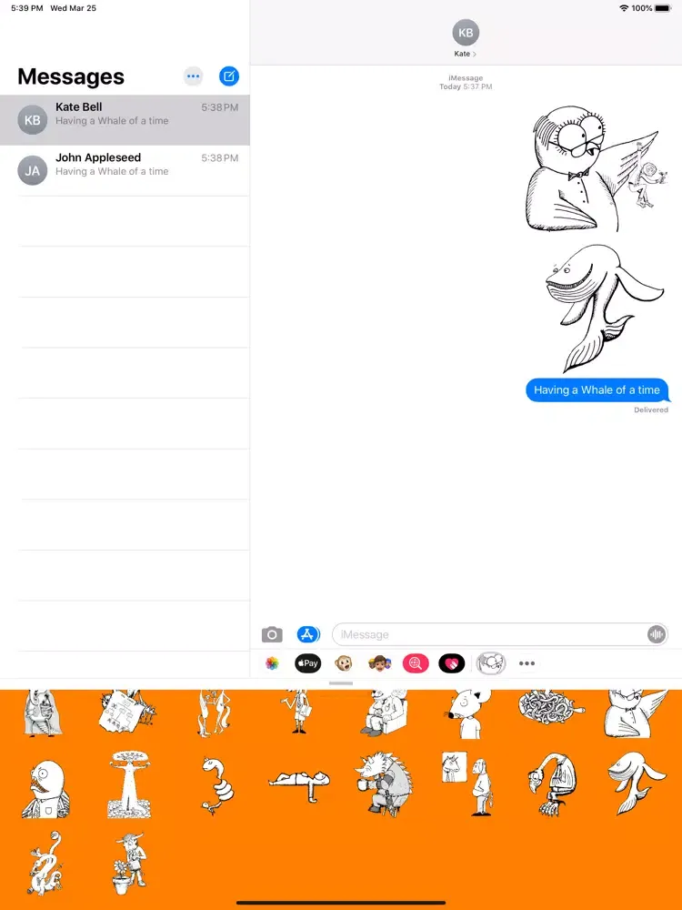 Organizational Zoo stickers iPad  스크린샷