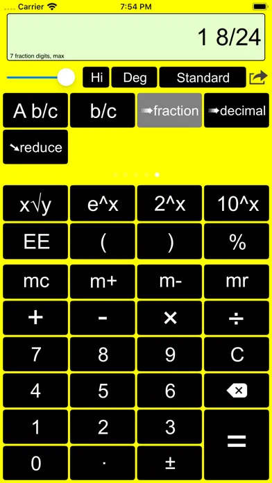 Tangkapan skrin Talking Scientific Calculator