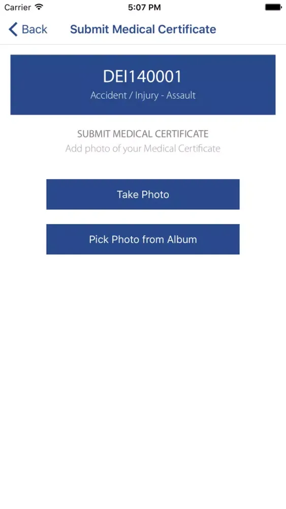 Fullerton Health Claims App স্ক্রিনশট