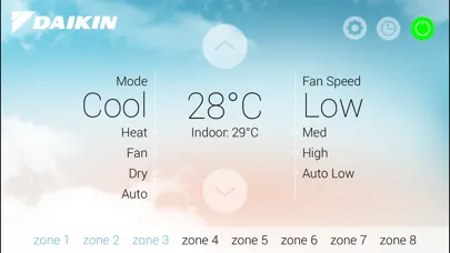 Tangkapan layar Daikin SkyZone