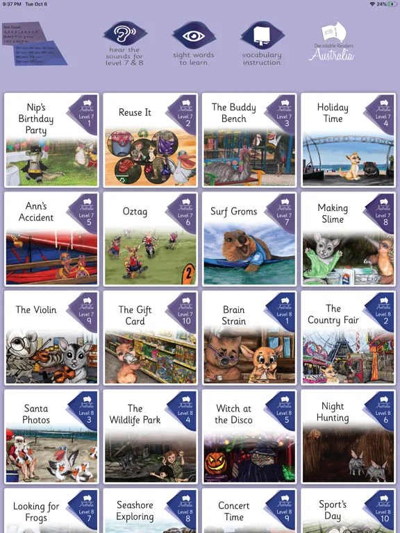 Decodable Readers L7&8 iPad  Screenshots