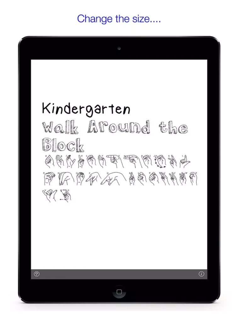 Zrzuty ekranu UK School Fonts To Install iPad 