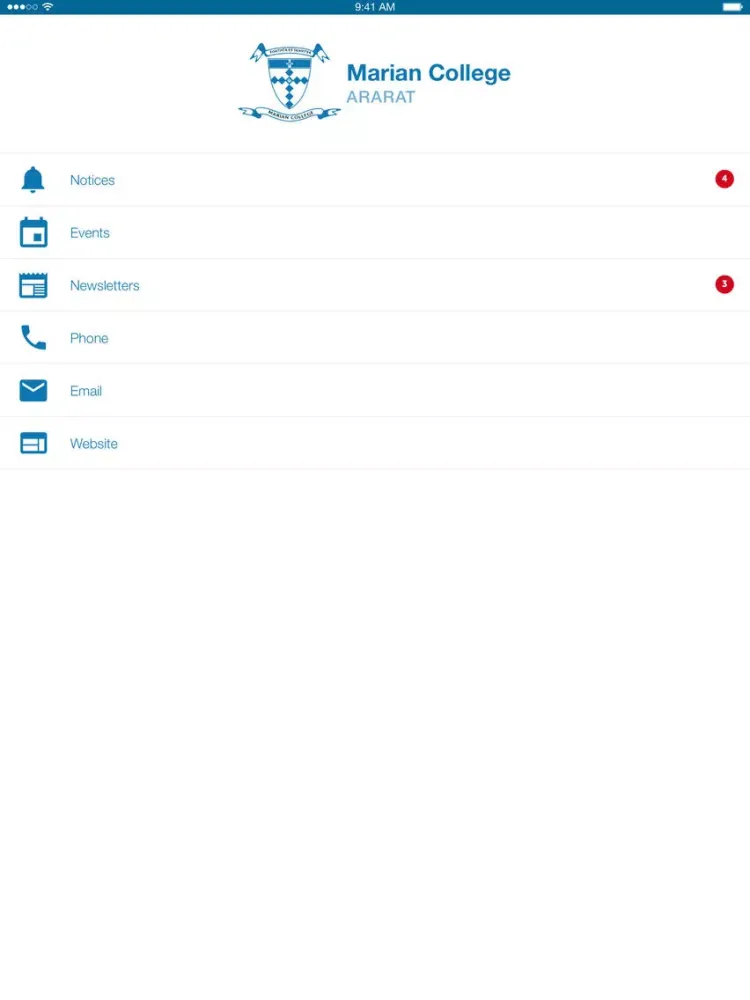 Marian College Ararat iPad  Screenshots