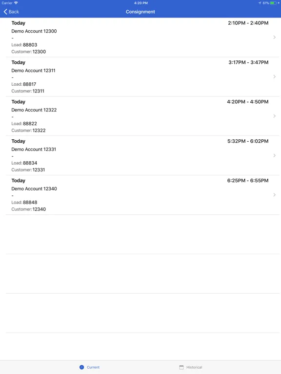 Captures d'écran de DKR Schedule iPad 