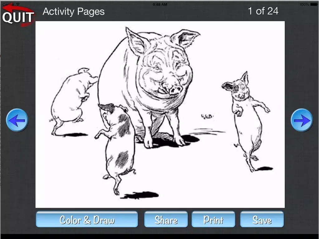 Three Little Pigs Free Version iPad 应用截图