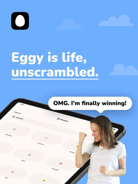 Capturas de pantalla de Eggy: Life Organiser iPad 