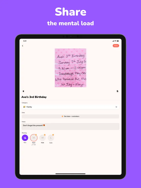 Capturas de pantalla de Eggy: Life Organiser iPad 