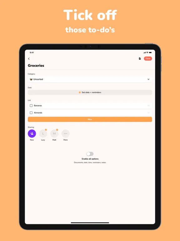 Capturas de pantalla de Eggy: Life Organiser iPad 