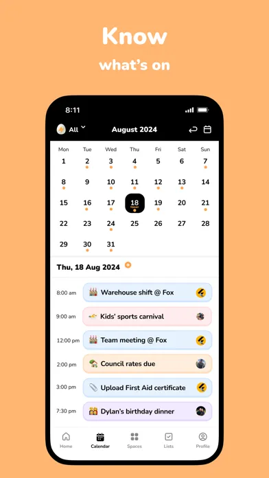 Capturas de pantalla de Eggy: Life Organiser