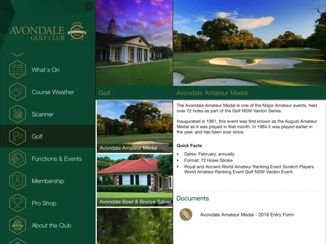 Avondale Golf Club iPad  سکرین شاٹس