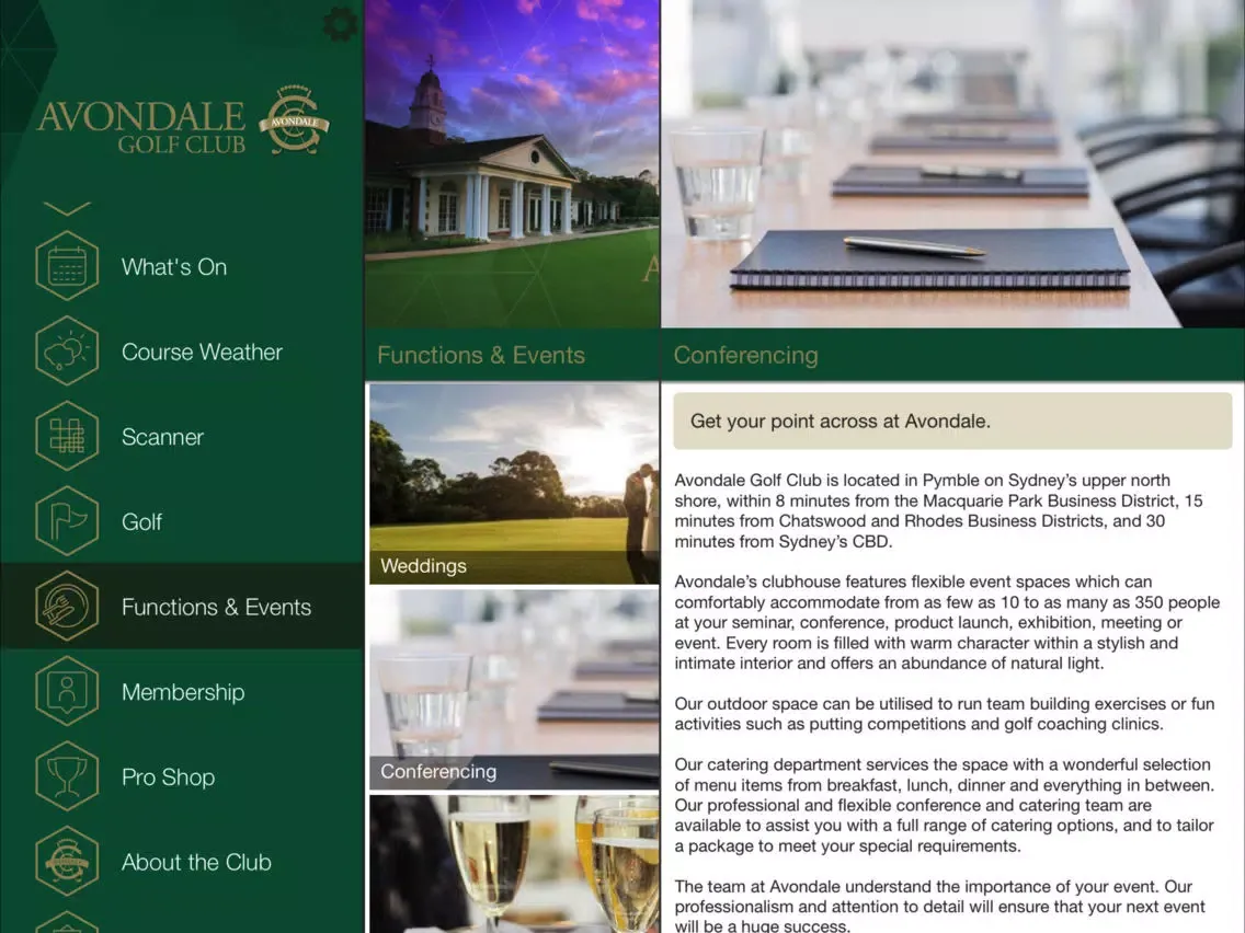 Avondale Golf Club iPad  سکرین شاٹس
