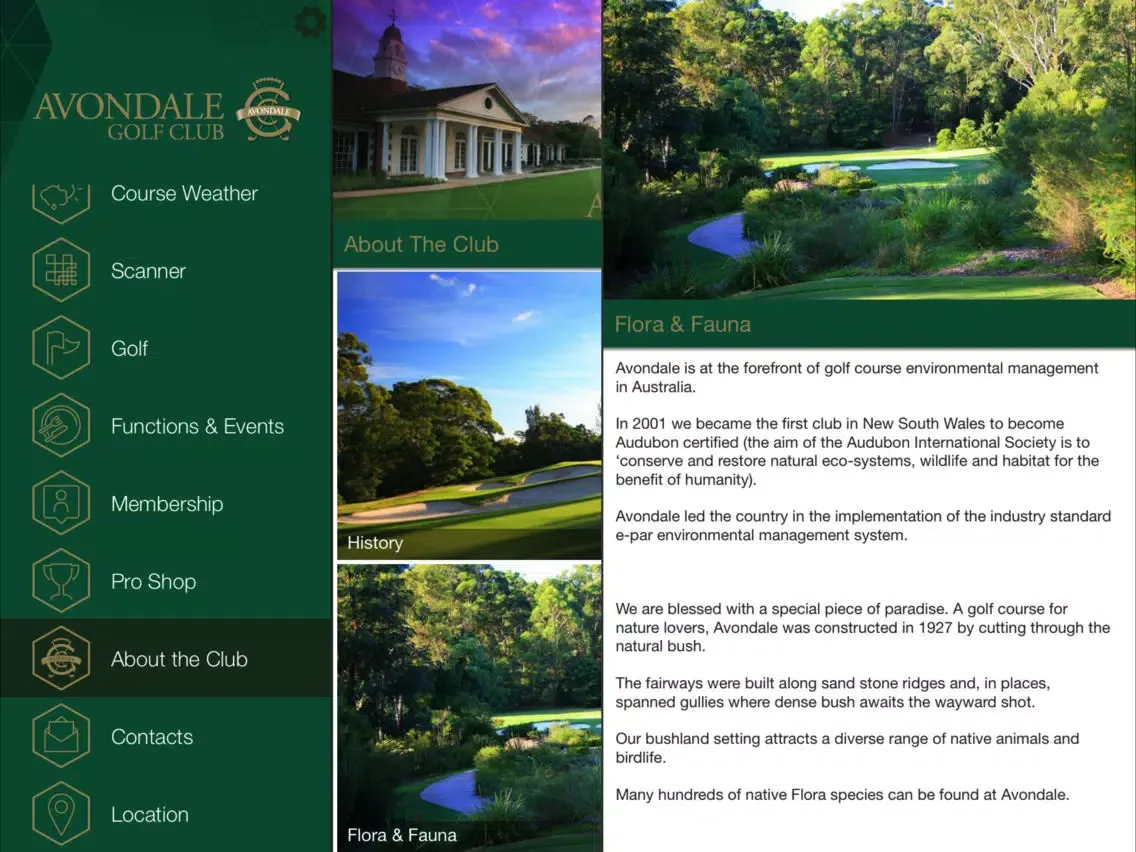 Avondale Golf Club iPad  سکرین شاٹس