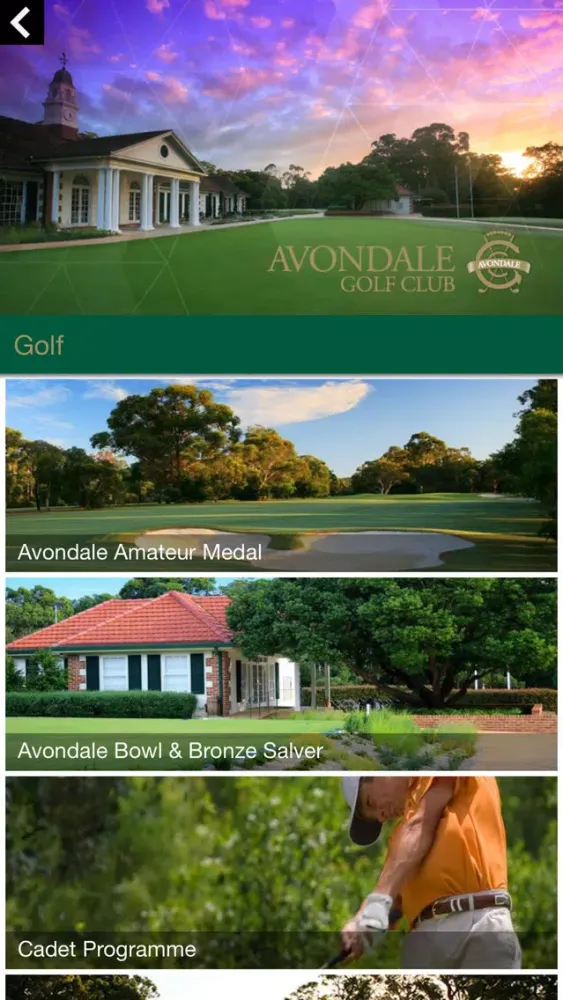 Avondale Golf Club سکرین شاٹس