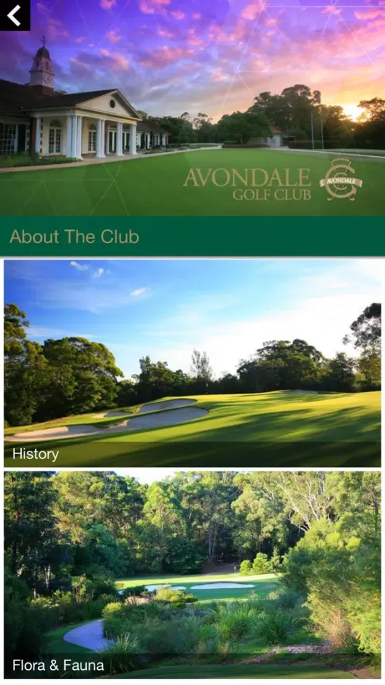 Avondale Golf Club سکرین شاٹس