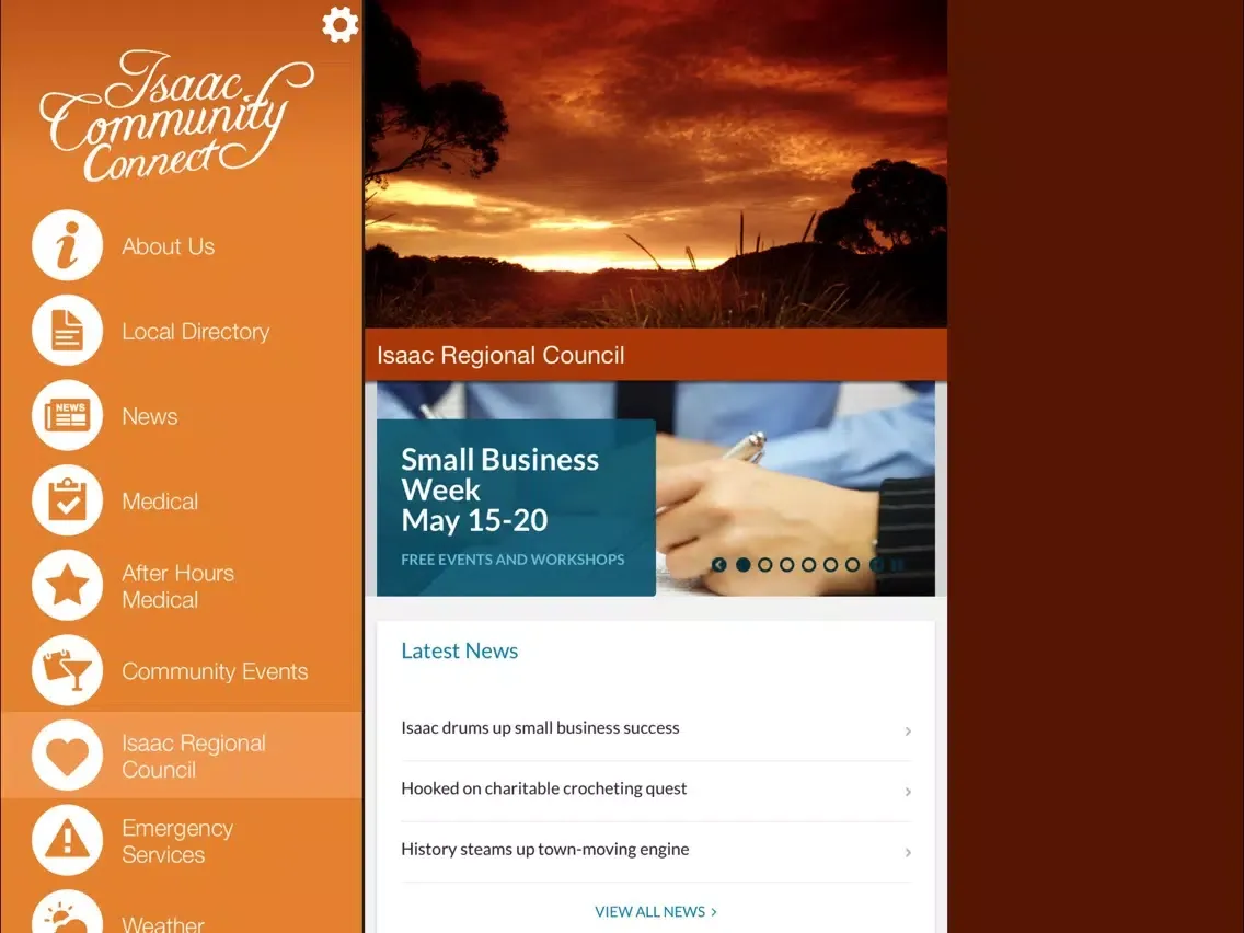 Isaac Community Connect iPad  Ekran Görüntüleri
