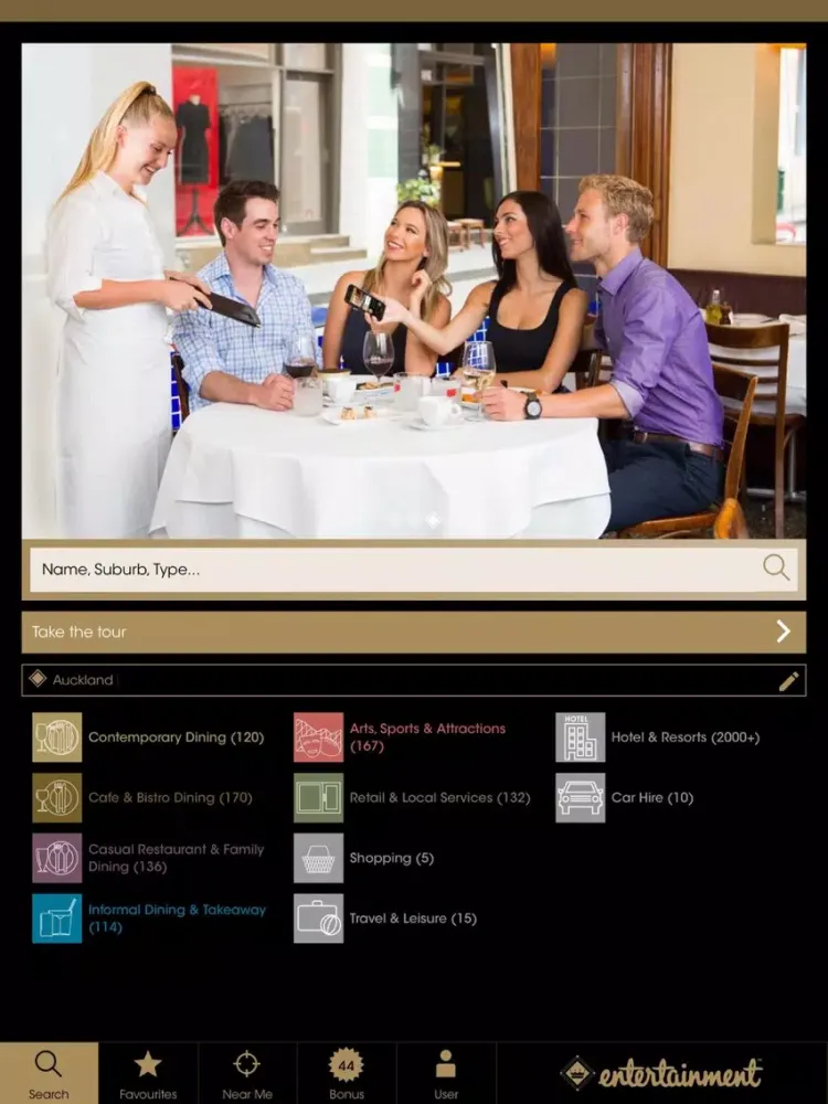Entertainment New Zealand iPad  سکرین شاٹس