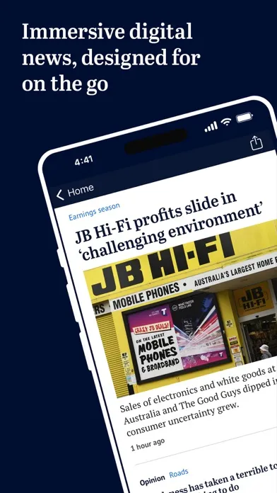 Capturas de tela do The Sydney Morning Herald