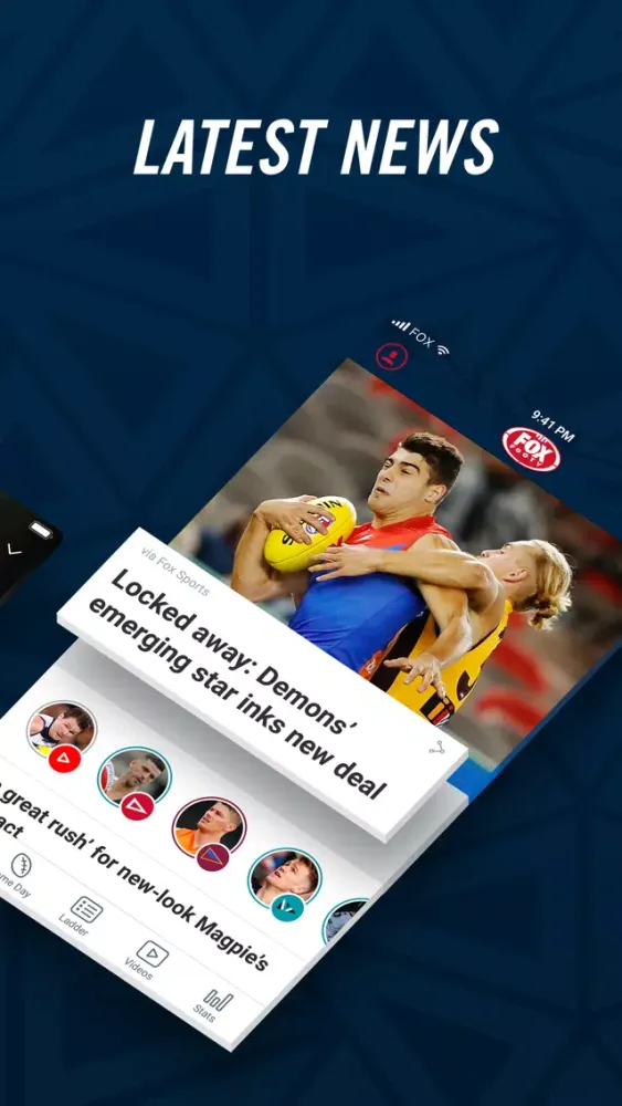 Zrzuty ekranu Fox Footy - AFL Scores & News