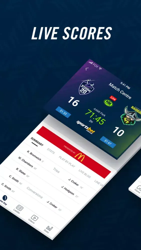 Fox League: NRL Scores & News 스크린샷