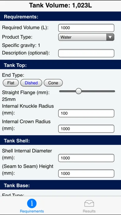 Furphy's Tank Volume Calculator應用截圖
