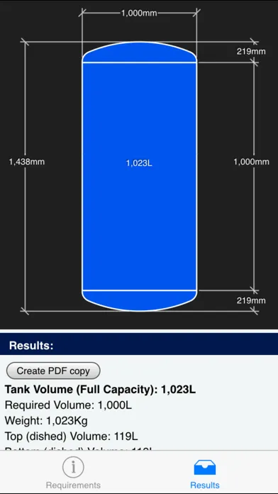Furphy's Tank Volume Calculator應用截圖