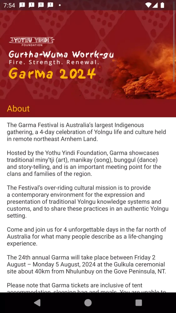 Capturas de pantalla de Garma Festival