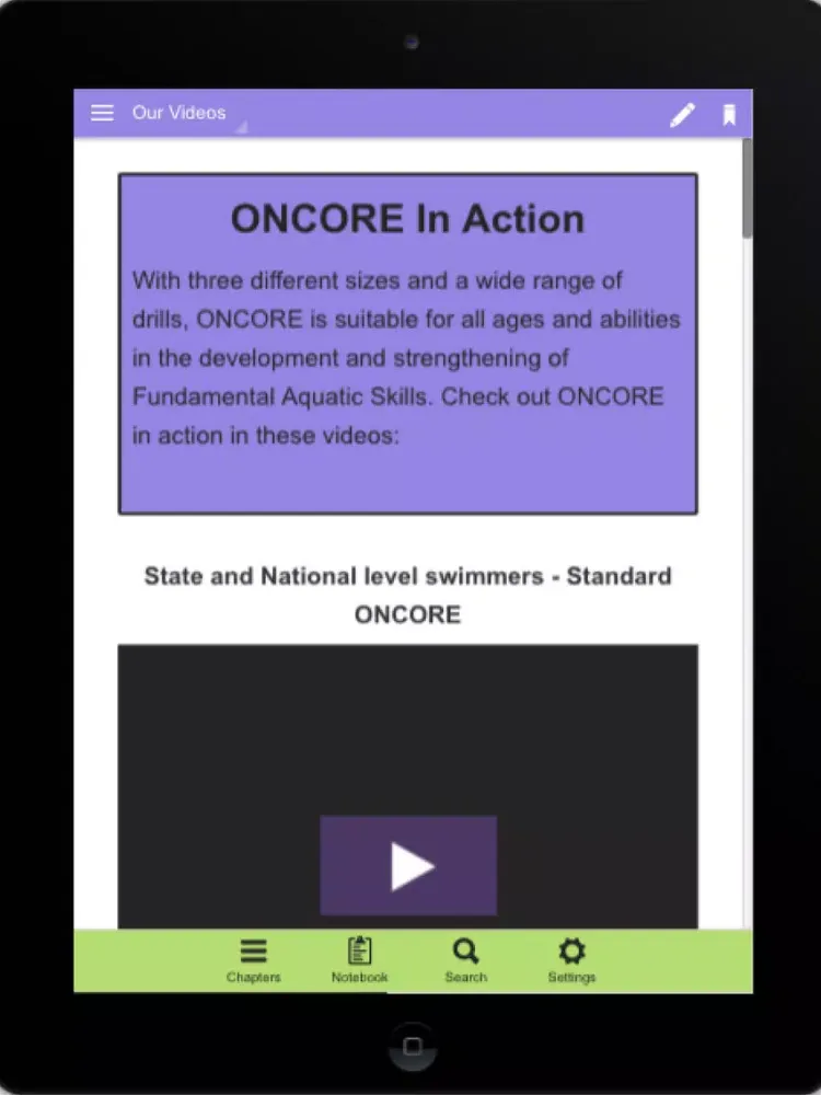 Get ONCORE iPad  स्क्रीनशॉट