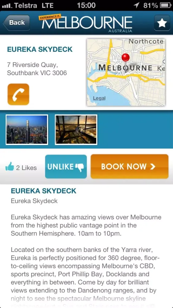 Melbourne應用截圖