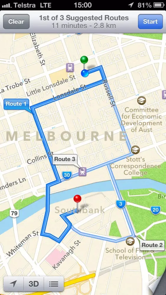Melbourne應用截圖