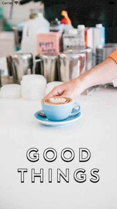 Captures d'écran de Good Things Cafe