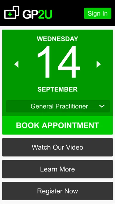 Tangkapan skrin GP2U Telehealth-Online Doctors